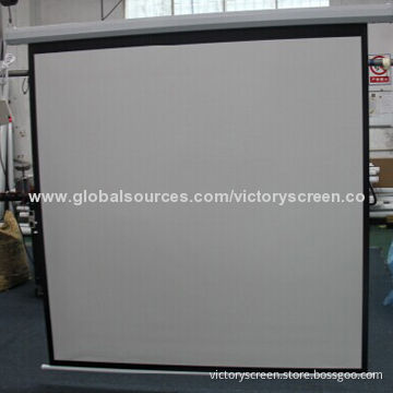 180*180cm 1:1 Matte White Motorized Screen